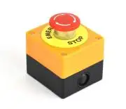 Vészstop gomb szerelődobozzal