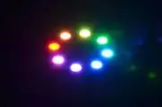 WS2812 RGB LED gyűrű modul, 8 LED