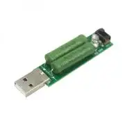 USB műterhelés USB árammérőhöz, 2A/1A kapcsolóval