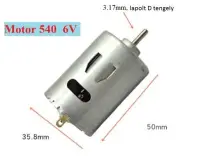 DC 540/545 motor, 6-12V