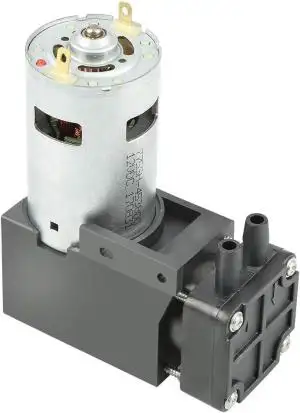 DC12V Mini Vákuum pumpa, negatív nyomás, 40l/perc, 120kPa, -80kPa