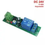 Időzítő relés modul (késleltető) 2s-50s, 24V