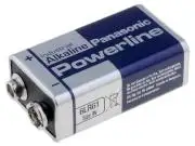 Alkáli elem 9V 6F22 Panasonic