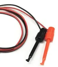 Multiméter mérőkábel, teszt csipesz horog