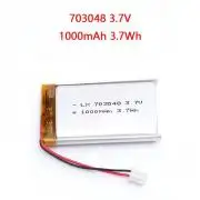 703048 3.7V 1000mAh Lithium Polymer Rechargeable Battery