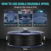 PET-G Szénszálas filament Sunlu 1.75mm 1kg