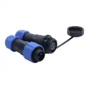 Lengő csatlakozó, IP68 védettség, 16mm, 2 pin, 10A