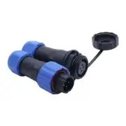 Lengő csatlakozó, IP68 védettség, 16mm, 4 pin, 5A