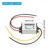 Waterproof 12V/24V(9-40V) To 5V 5A 25W DC/DC Converter Regulator Adapter