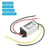 Waterproof 12V/24V(9-40V) To 5V 5A 25W DC/DC Converter Regulator Adapter