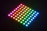 WS2812 RGB LED modul, 8x8 LED
