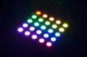 WS2812 RGB LED modul, 5x5 LED