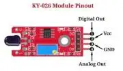 Láng érzékelő modul, KY-026