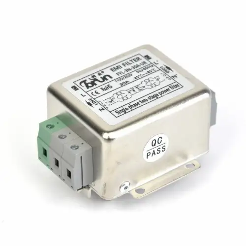 EMI zavarszűrő FYL-3N-20A-UR 20A dupla szűrés