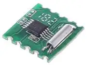 Digitális FM rádió vevő modul, I2C interfész