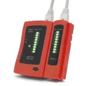 Kábeltesztelő műszer RJ11, RJ45 teszter
