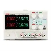 Laboratóriumi tápegység, lineáris, 3 csatorna, 0...32V DC, 0...5A, 5V DC / 3A