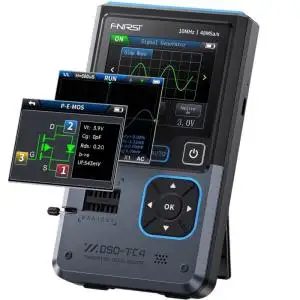 FNIRSI Oszcilloszkóp 3 az 1-ben 10 MHz-es 48 MSa/s digitális DSO-TC4