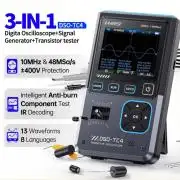FNIRSI Oszcilloszkóp 3 az 1-ben 10 MHz-es 48 MSa/s digitális DSO-TC4
