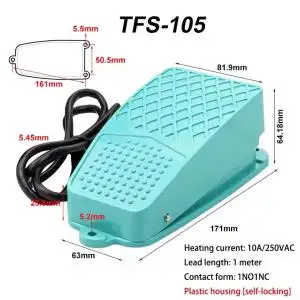 TFS-105 (101) állapottartó láb kapcsoló