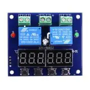 Hőmérséklet és páratartalom alapú vezérlő modul, 12V DC, 10A, 2 relé kontakt kimenet, NO