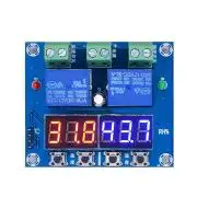 Hőmérséklet és páratartalom alapú vezérlő modul, 12V DC, 10A, 2 relé kontakt kimenet, NO