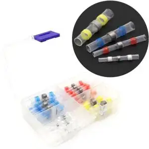 Önforrasztó, hőre zsugorodó kábelhüvely készlet, 50db