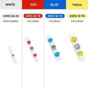 Önforrasztó, hőre zsugorodó kábelhüvely készlet, 50db