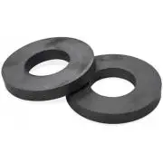 Gyűrű mágnes 133mm x 56mm x 19mm Stroncium-Ferrit