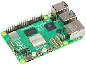 Single board computer (SBC), Raspberry Pi5 4GB, BCM2712, Arm Cortex-A76, 4GB RAM, MicroSD, Wifi, HDMI, Power button