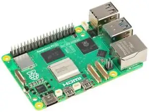 Single board computer (SBC), Raspberry Pi5 4GB, BCM2712, Arm Cortex-A76, 16GB RAM, MicroSD, Wifi, HDMI, Power button