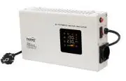 HOME AVR2000S feszültségstabilizátor, 2000VA, automatikus működés, vékony kivitel, falra szerelhető, színes digitális kijelző, teljeskörű meghibásodás elleni védelem