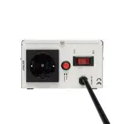 HOME AVR500S feszültségstabilizátor, 500VA, automatikus működés, vékony kivitel, falra szerelhető, színes digitális kijelző, teljeskörű meghibásodás elleni védelem