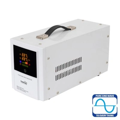 HOME AVR2000S feszültségstabilizátor, 2000VA, automatikus működés, vékony kivitel, falra szerelhető, színes digitális kijelző, teljeskörű meghibásodás elleni védelem