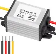Fémházas Vízálló, állíható DC-DC konverter, 15W, 3A 