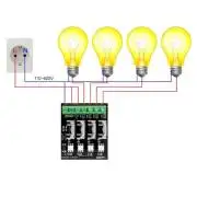 4 csatornás AC dimmer