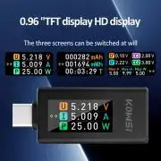 KWS-1902L Type-C Color Display USB Tester