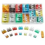 200pcs/Box Small/Medium Standard Aluminum Blade Fuse Kit