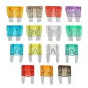 200pcs/Box Small/Medium Standard Aluminum Blade Fuse Kit
