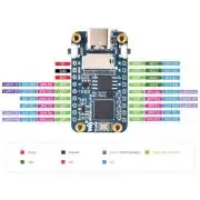 Fejlesztői kártya kijelzővel, RP2350, Cortex-M33, RISC-V, Type-C, 1.47