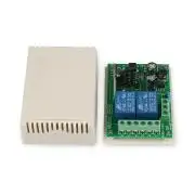 4 csatornás távirányító és 2db független 2 csatornás vevőegység