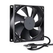 Ventilátor 92x92x25mm, DC Brushless motorral, PC, Peltier, Cooler, Fan