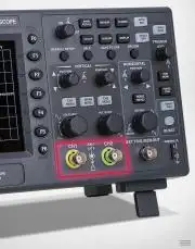 Digitális oszcilloszkóp, 2CH, 100MHz, 1Gsps, 4Mpts/ch