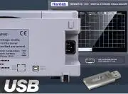 Digitális oszcilloszkóp, 2CH, 100MHz, 1Gsps, 4Mpts/ch