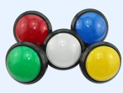 JX-100 10cm Large Self-reset Round Button