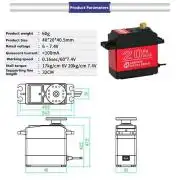 20Kg-os óriás nyomatékű RC szervó