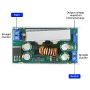 200W-os Le konvertáló, 8-55V bemenethez (pl 48V), és 1-35V kimenethez, pl 12/24V