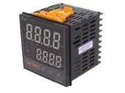 PID hőfokszabályzó (thermosztát), SSR vezérlő kimenet, SPST-NO, 3 kimenet