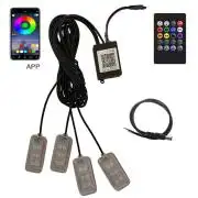 Távirányítható Motoros színes LED világítás, és APP control