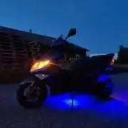 Távirányítható Motoros színes LED világítás, és APP control